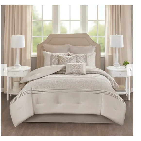 510 Design Lynda Embroidered 8 Piece Comforter Set - Picture 4 of 10